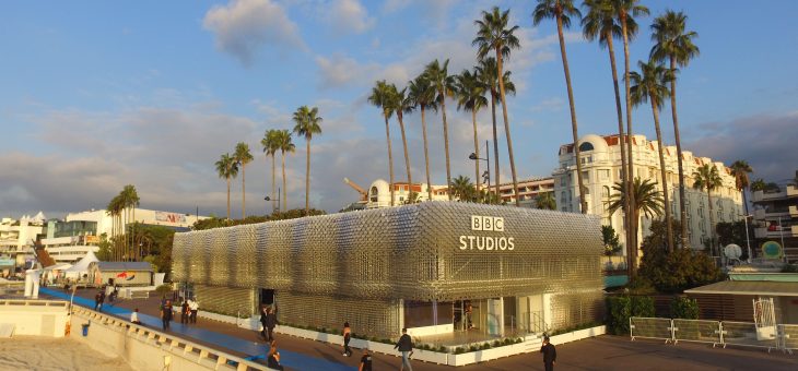 BBC Studios Pavilion at MIPCOM drone video